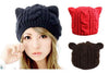 Warm Knitting Wool Cat Ear Beanie Ski Hat