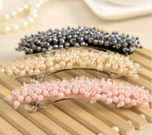 Crystal & Acrylic Beads Hair Clip