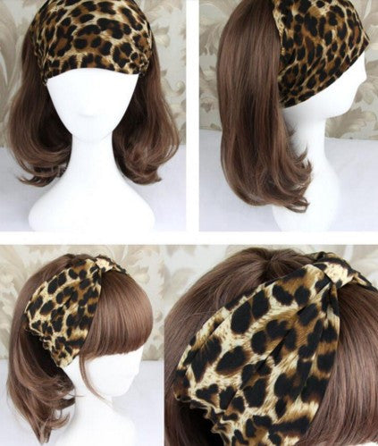 Cotton Elastic Sports Wide Headbands