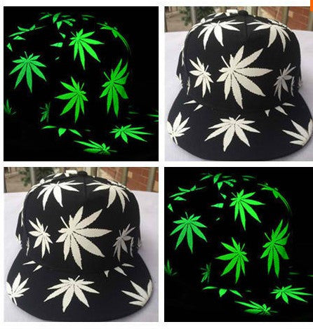 Letters Snapback Cap - Adjustable Bone Fashion Lighted Hat